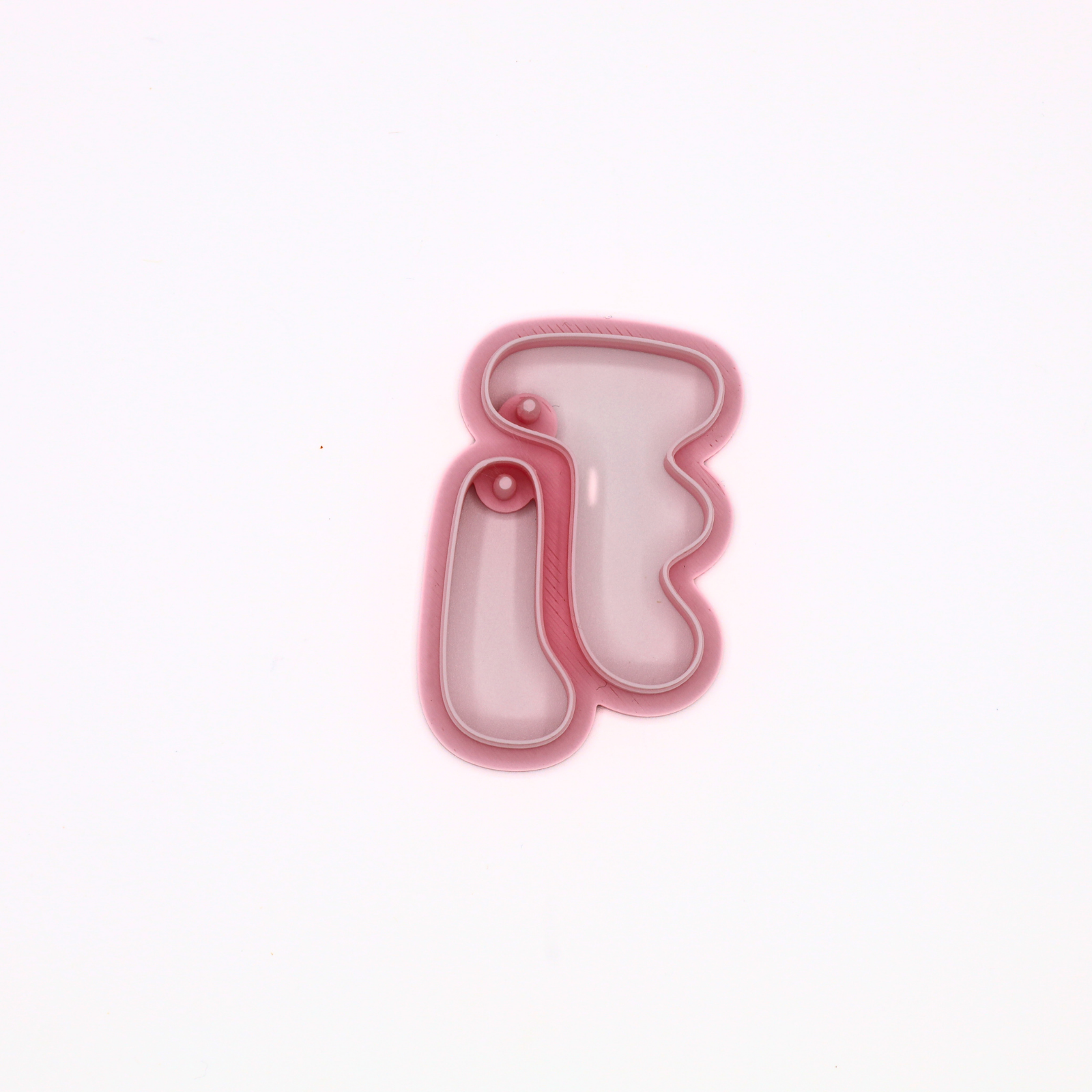 Abstracte Asymmetrische vormen – Klei Cutter