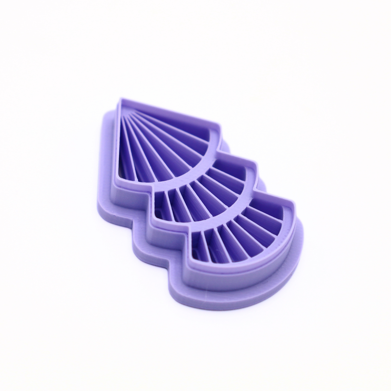 Art Deco Gevelwaaier – Klei Cutter-zoom-