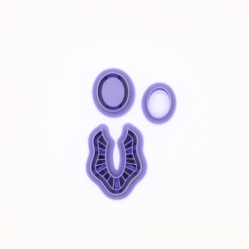 Art Deco Waaier – Klei Cutter-zoom-
