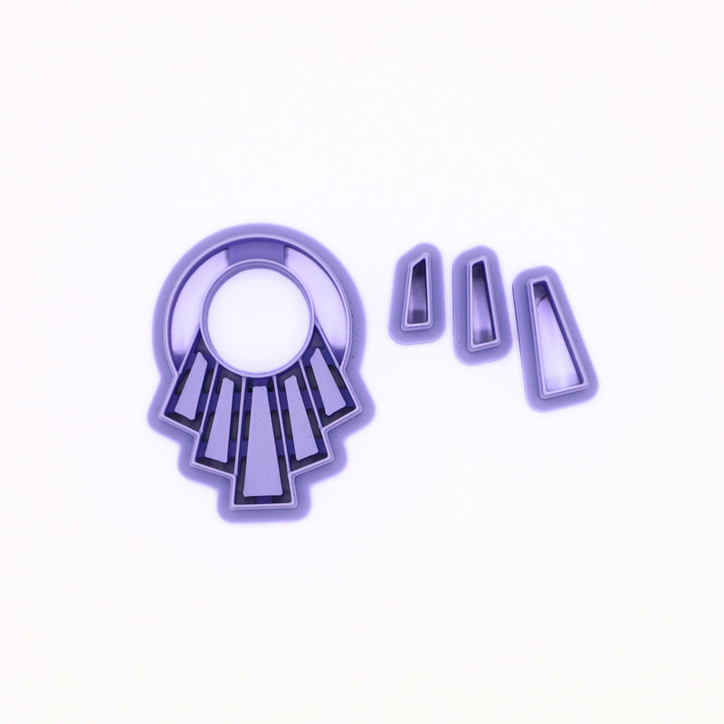 Art Deco Zonnestralen – Klei Cutter-zoom-