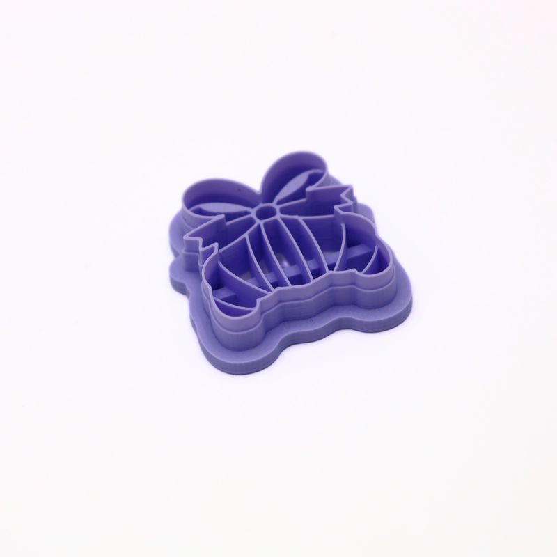 Croissant met strik – Klei Cutter-zoom-
