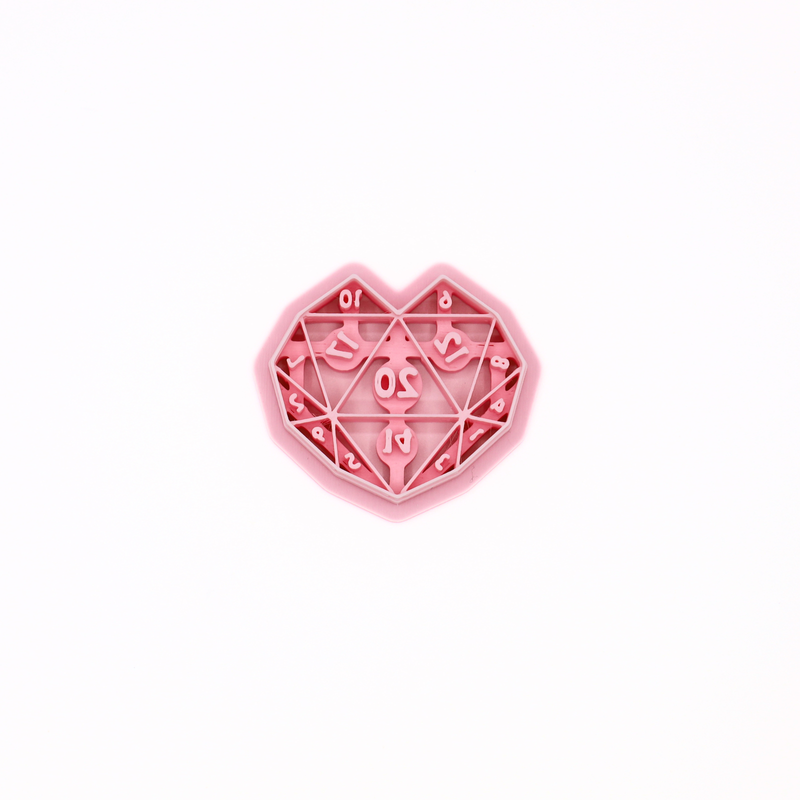 D20 Dobbelsteen Cutter Dungeons & Dragons – Klei Cutter-zoom-