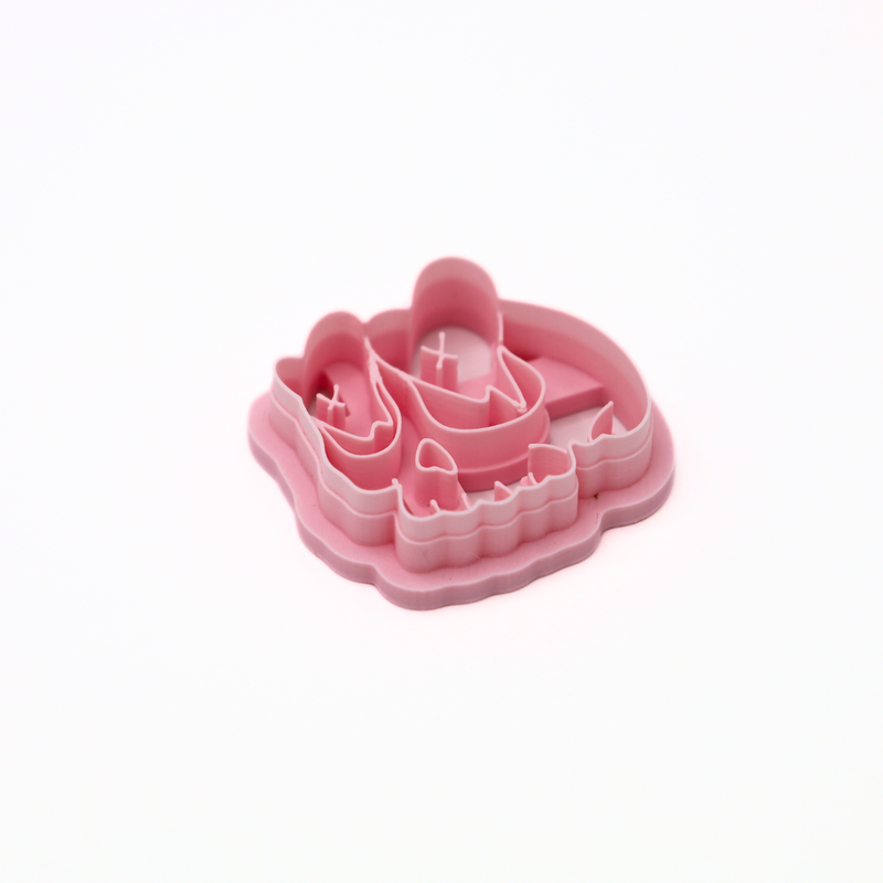 Doodskop met hartjes ogen – Klei Cutter-zoom-
