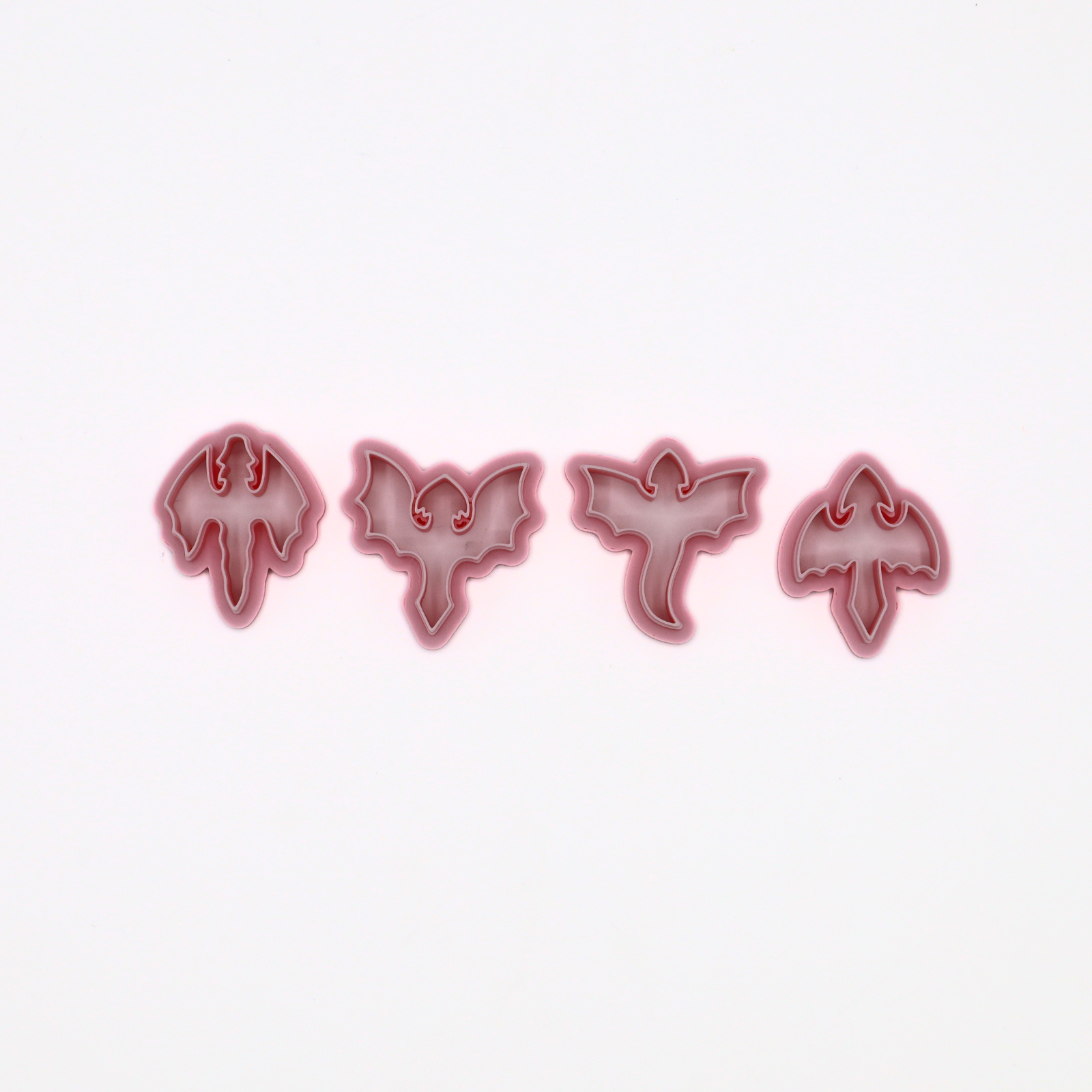 Draak Silhouet Set  4 Designs – Klei Cutter