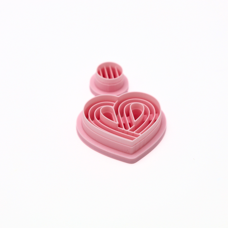 Gelaagde Hart – Klei Cutter-zoom-