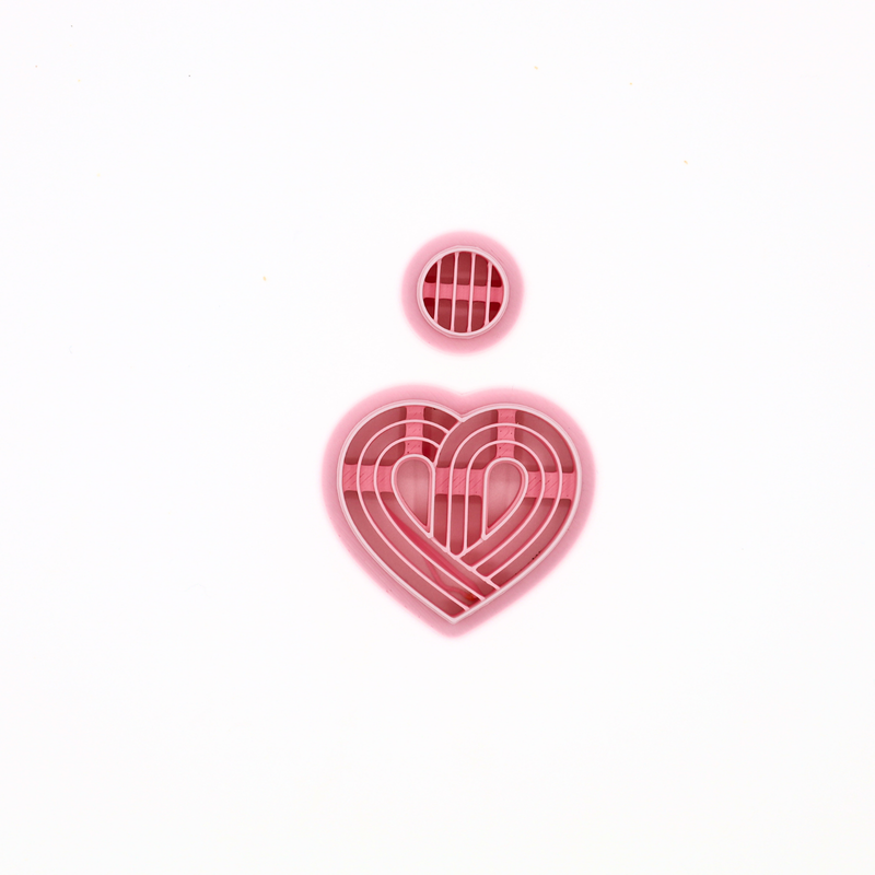 Gelaagde Hart – Klei Cutter-zoom-