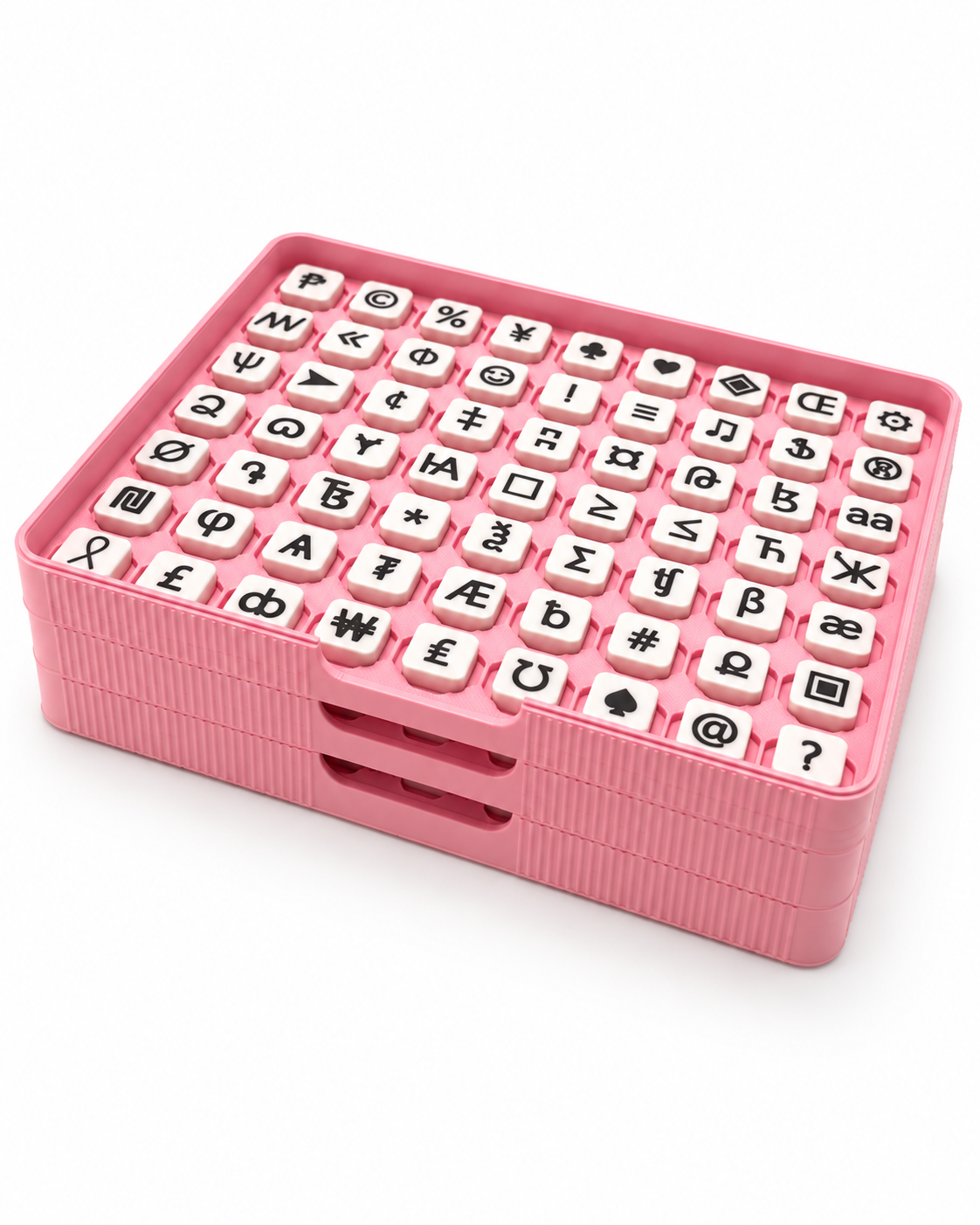 Opbergtray voor 12 mm symbolensteentjes – stapelbaar | per stuk-2