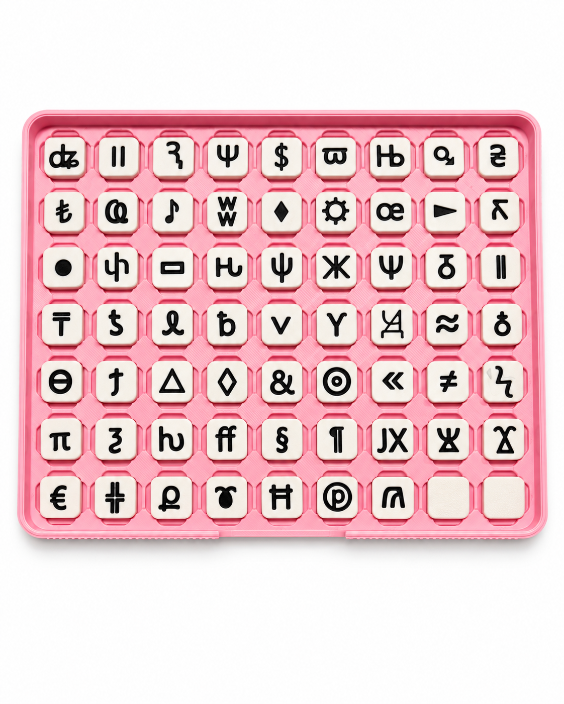 Opbergtray voor 12 mm symbolensteentjes – stapelbaar | per stuk