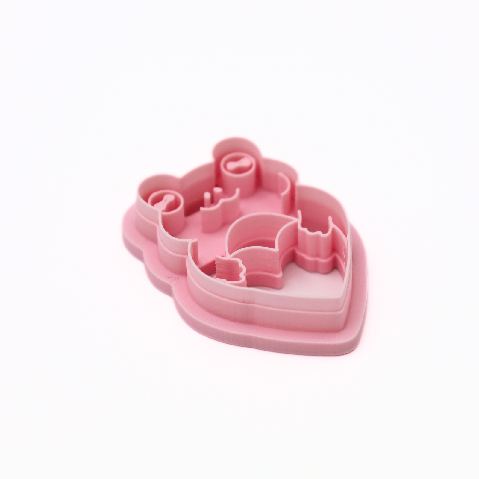 Kawaii Kikker met Hart  – Klei Cutter
