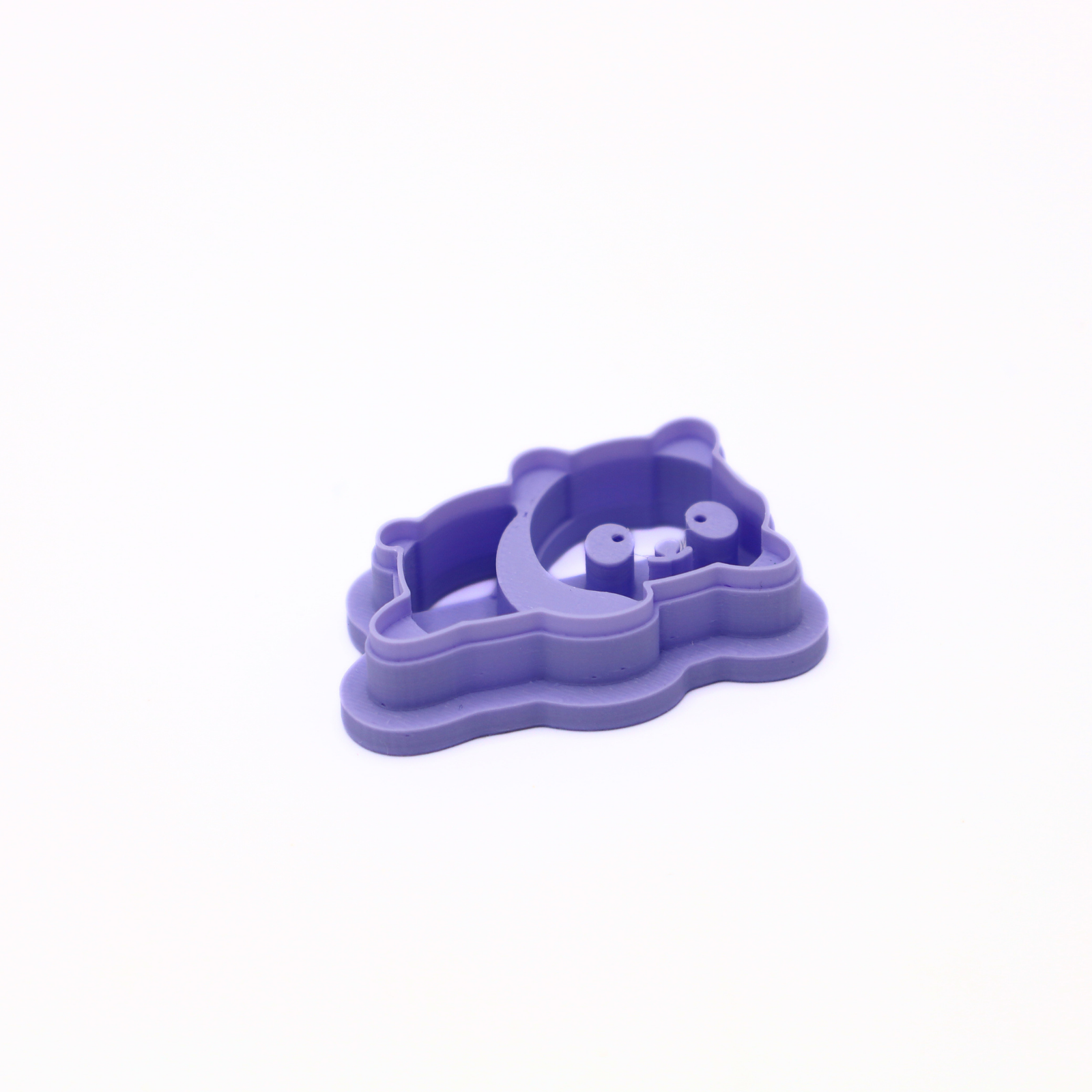 Kawaii Liggende Panda – Klei Cutter-zoom-1