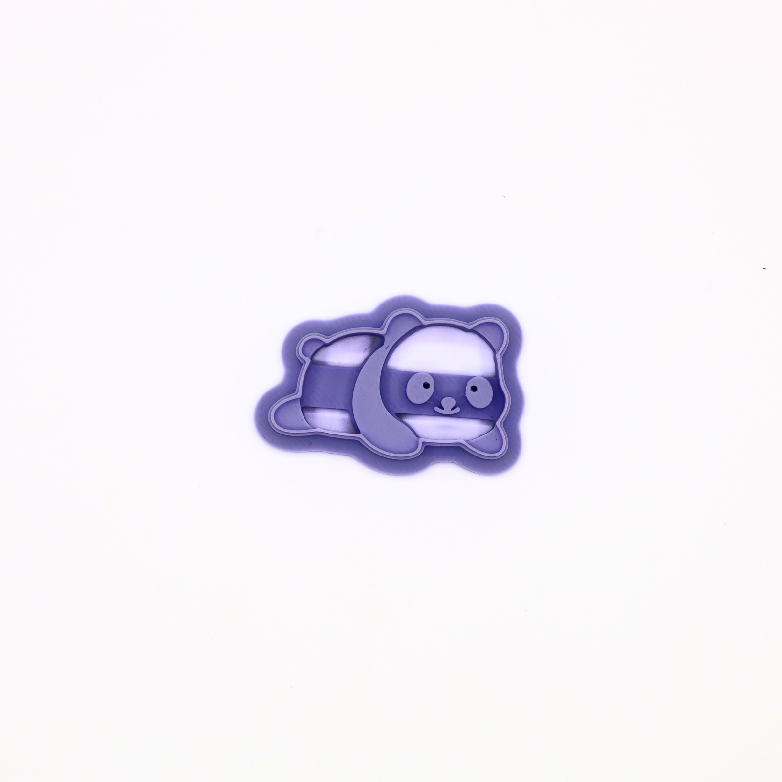 Kawaii Liggende Panda – Klei Cutter
