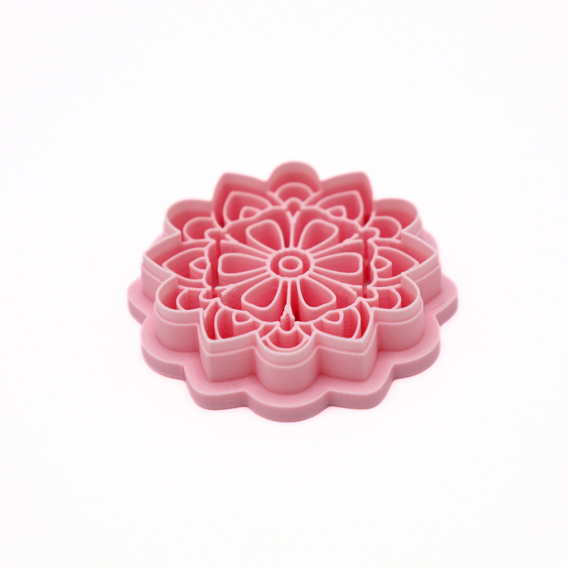 Mandala Cutter Vol. 1 – Floral Mandala – Klei Cutter-zoom-