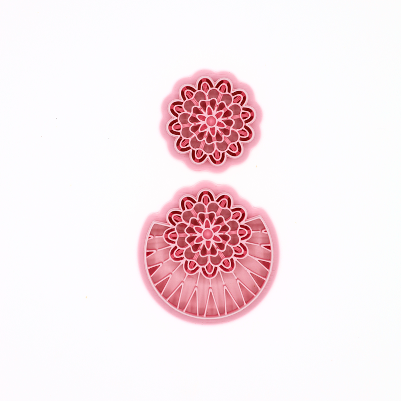 Mandala Cutter Vol. 2 – Sunburst Layer Mandala – Klei Cutter-zoom-