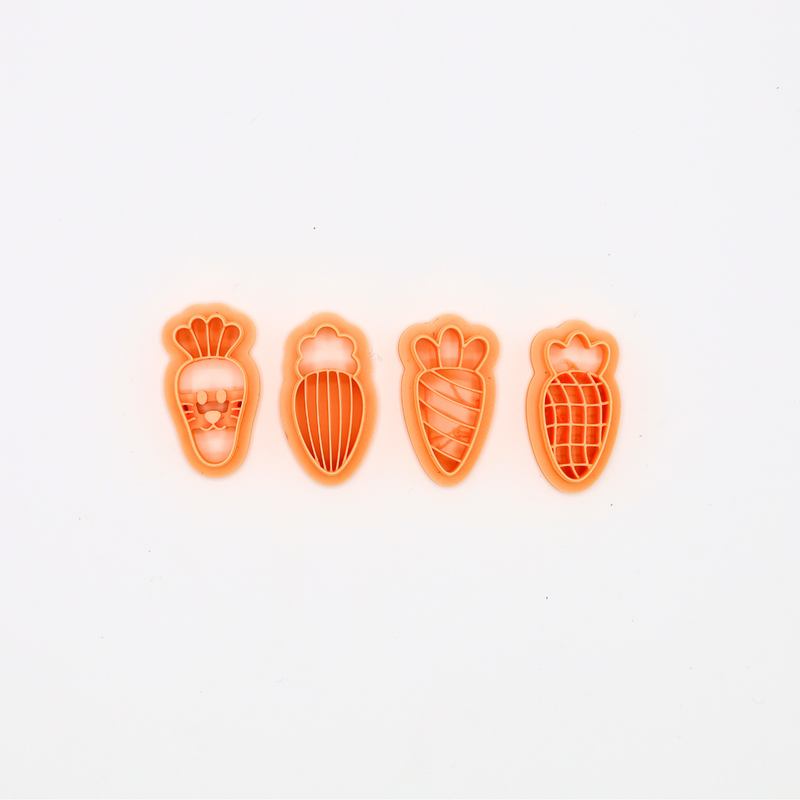Mini Wortel Bundel – Paas Collectie (4 Designs) – Klei Cutter-zoom-