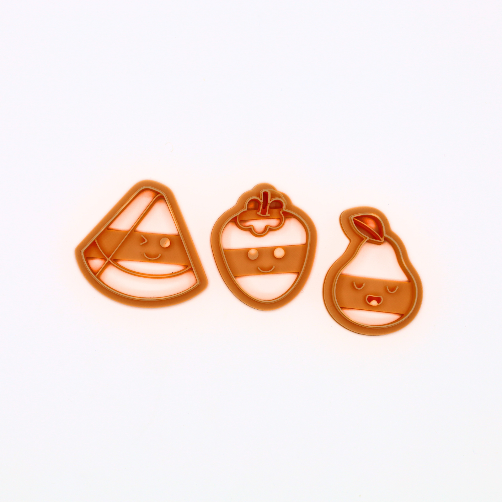 Peer, Aardbei & Watermeloen Set – Klei Cutter