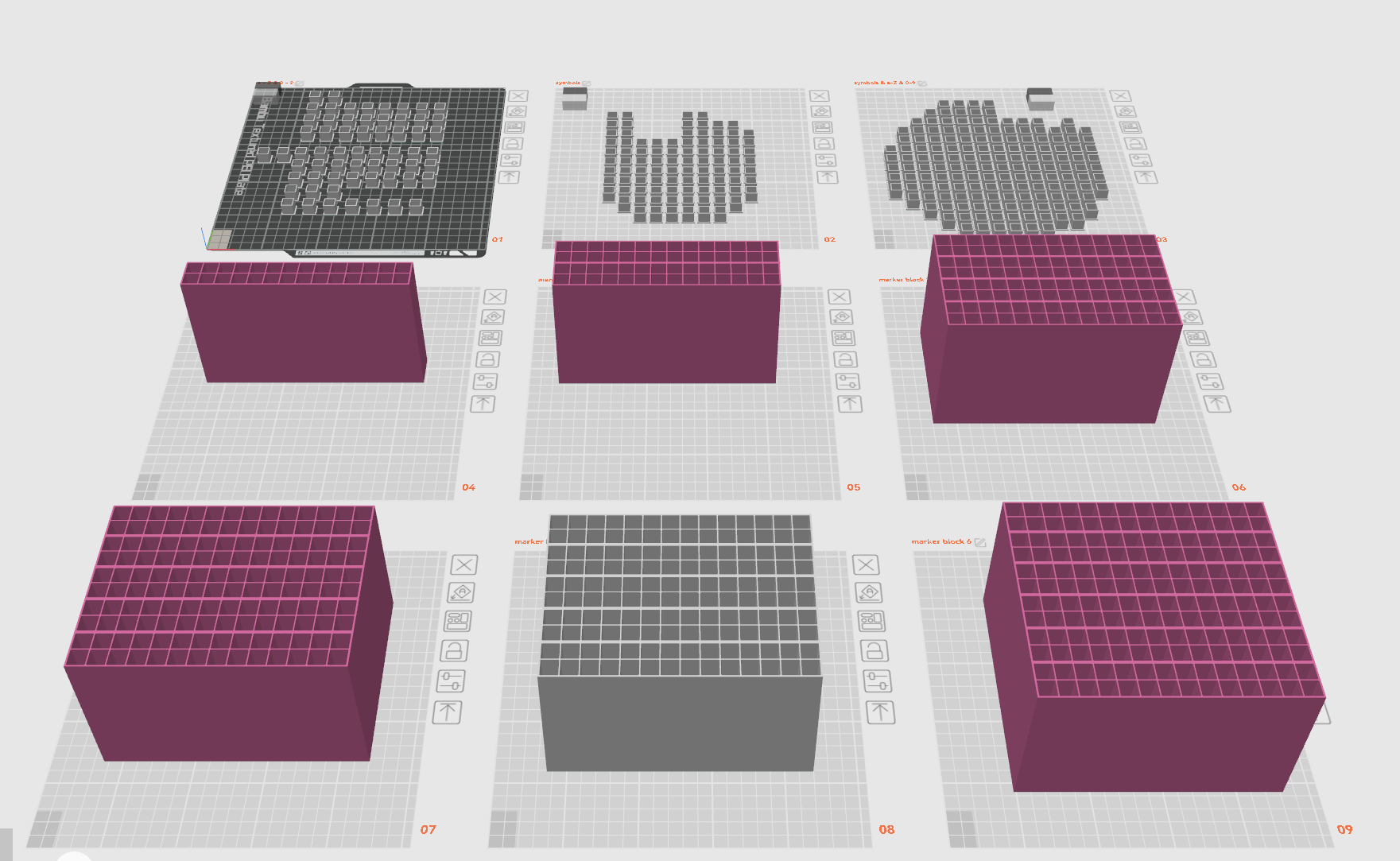 Color by number - 3D Print file-1