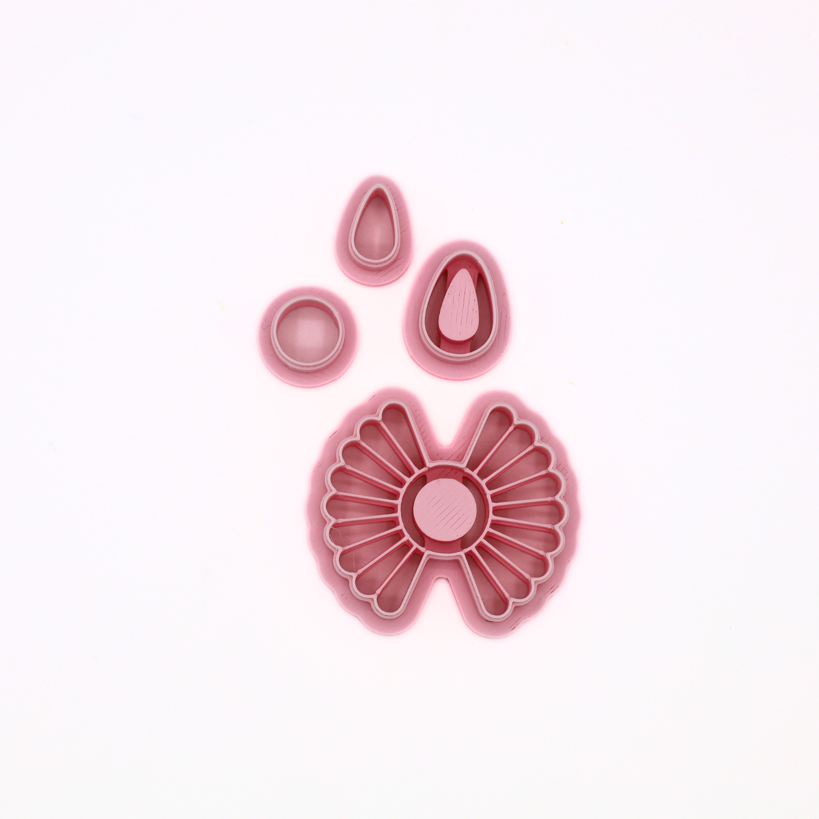Zon Oorbellen – Klei Cutter